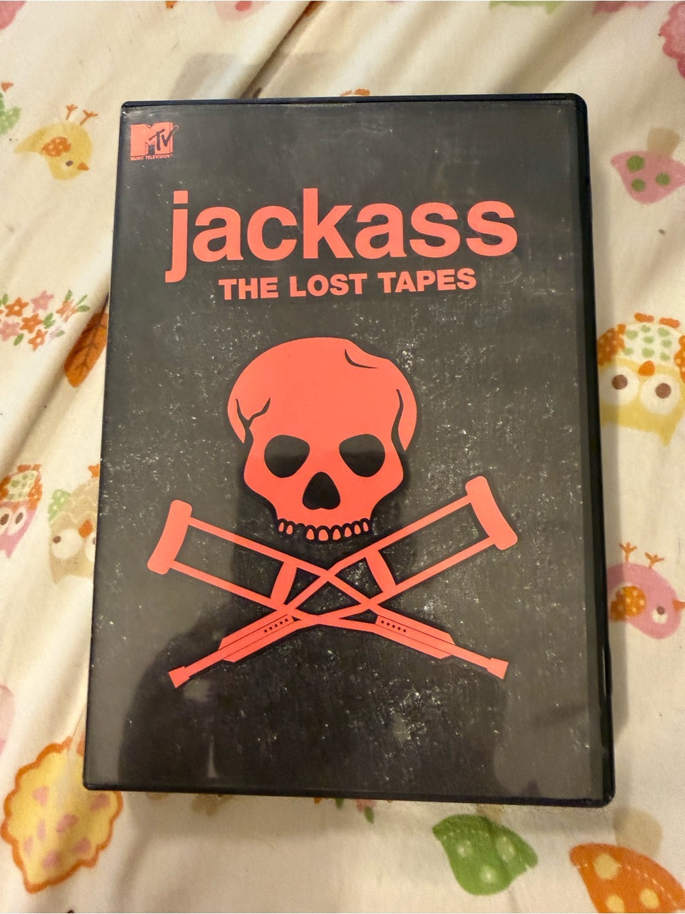 MTV Jackass The Lost Tapes DVD - Black with Red Artwork
